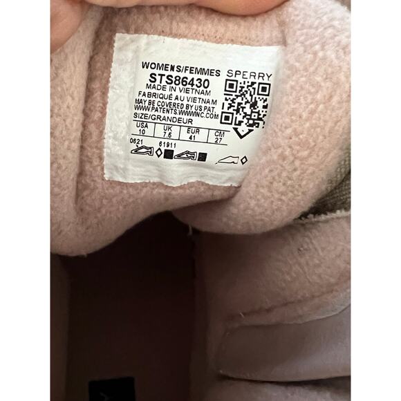 Womens pink sperry duck boots size 10 - Picture 8 of 10